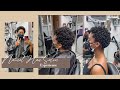 I CUT MY HAIR ! [ natural hair salon experience + 1 year post big chop hair chat ]