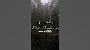 al quran القرآن الكريم سورة البقرة الاية 283