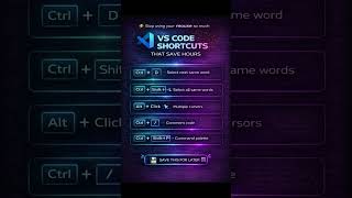 Vs Code Shortcut Every Developer Must Know #coding #developer #vscode