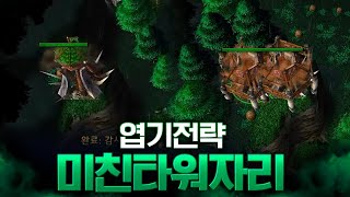 엽기전략 l 상대본진 언덕에 타워를 짓는다고???  - LawLiet 워크래프트3 (Warcraft3)