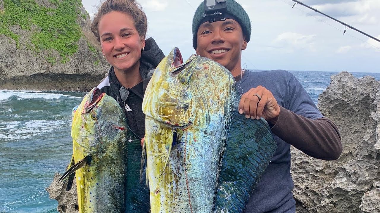 Mahi Mahi fishing from Shore 2021 Part 1 YouTube