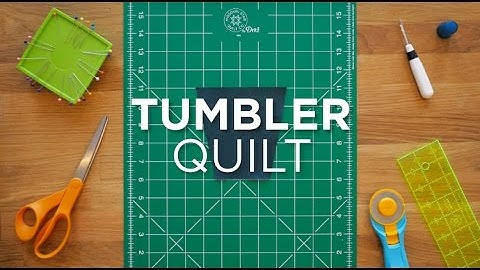 Tumbler Block - Quilt Snips Mini Tutorial