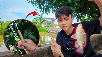 Cách Làm Cần Câu Cá Bằng Cáp Quang Siêu Dẻo - How to Make a Fishing Rod with Fiber Optic Cable