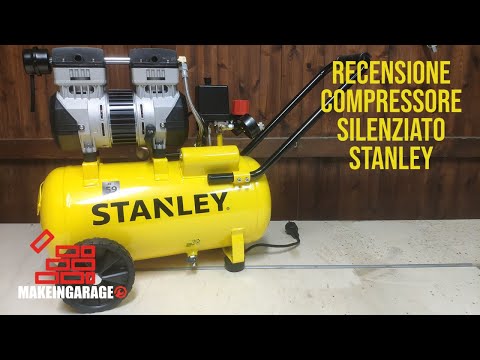 Recensione compressore silenziato Stanley SXCMS1324HE - YouTube