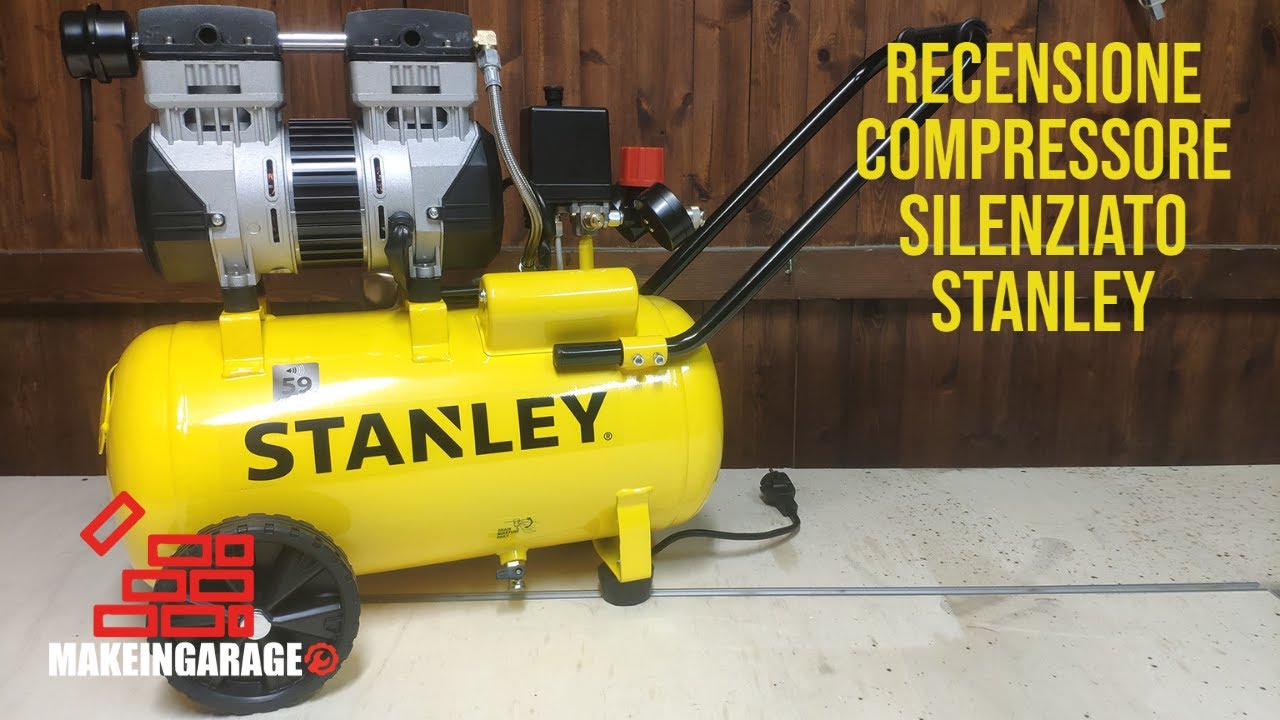 Recensione compressore silenziato Stanley SXCMS1324HE 