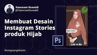 Membuat Design Instagram Storie Produk Hijab screenshot 2