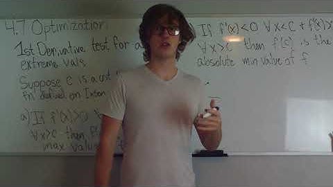 UCI Math 2A 4.7 Optimization