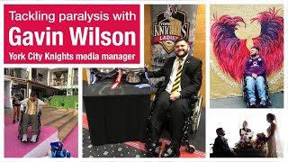 Tackling paralysis with Gavin Wilson | York City Knights charity match