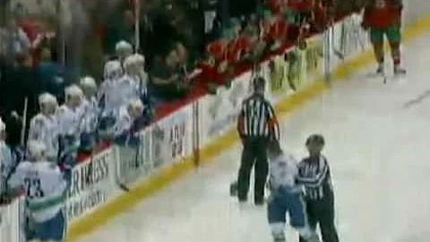 John Scott destroys Alexandre Bolduc 1/13/10