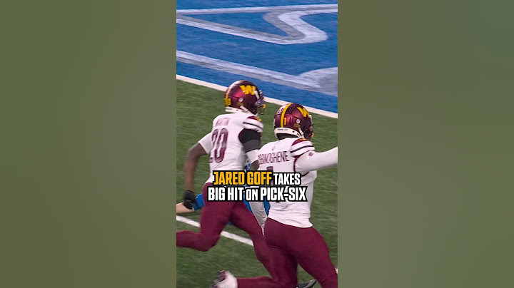 Jared Goff takes big hit 😳 #JaredGoff #Lions #Commanders #NFL