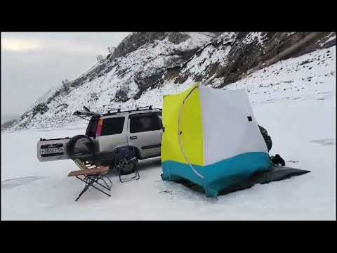 Красноярское водохранилище январь 2024год...