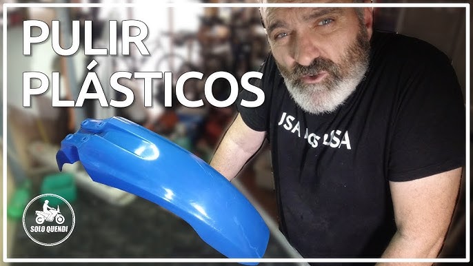 Restauración y reparación arañazos baúl (y otros plásticos) - Motos Custom  125