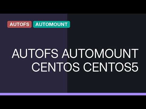 DevOps & SysAdmins: How to mount Windows share on boot using mount.cifs and autofs/automount?