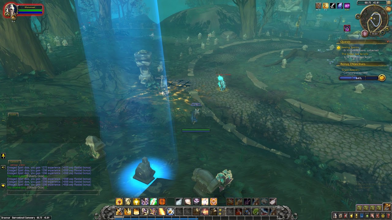 Battle for Azeroth Quest 309: Crypt Keepers (Bonus Objective) (WoW, human, Paladin)