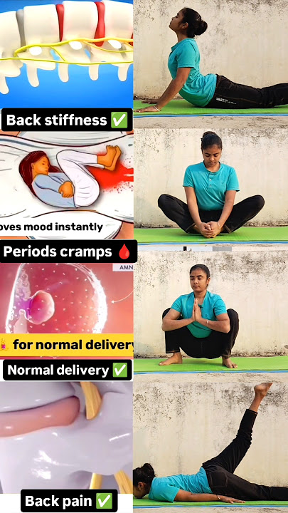 Simple yoga asanas for healthy body ✅✅✅🧘‍♀️🧘‍♀️🧘‍♀️🔥🔥🔥##yogaasanas ##stretching ##