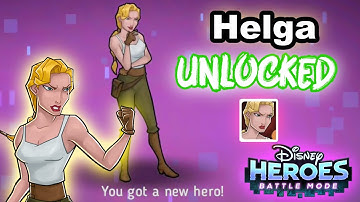 Disney Heroes Battle Mode HELGA UNLOCKED Gameplay Walkthrough