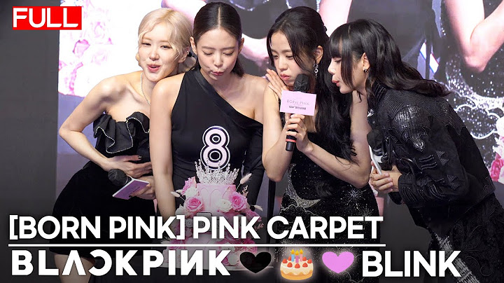 [ENG,JPN] 8th Anniversary Event with BLACKPINK🩷BLINK Together | 'BORN PINK' | JENNIE🖤LISA🩷JISOO🖤ROSÉ