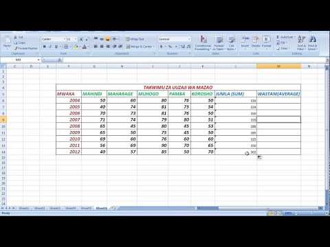 Video: Jinsi Ya Kufunika Maandishi Kwenye Seli Katika Excel (Excel)