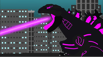 Shin Godzilla Atomic Breath Test (Stick Nodes)