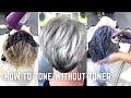 GETTING WHITE BLONDE WITHOUT TONER
