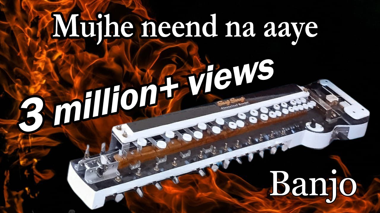 Mujhe neend na aaye [Dil] banjo cover \ Instrumental \vijayanand.