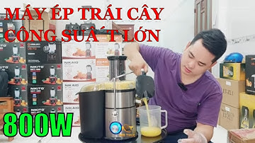 Máy Ép Trái Cây Công Suất Lớn 800W DÙNG ĐỂ KINH DOANH | Máy Ép Hoa Quả Công Suất Lớn CHO QUÁN NHỎ