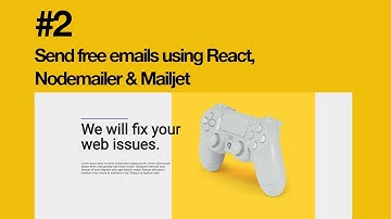 Send Free Emails Using Nodemailer & Mailjet #2 (Node API & Mailjet)