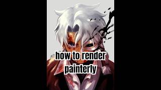✨render painterly Hakuri from KAGURABACHI | #anime #kagurabachi #speedpaint #manga #painterly #art