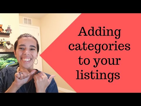 How to create Categories for your Etsy Listings October 2019