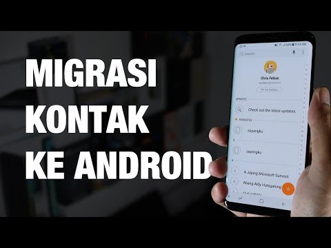 Cara Memindahkan Kontak