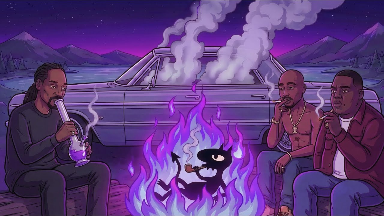 3AM Smoke Sessions — Chill Rap 420 | Stoner Mood • Bluesy Hip-Hop