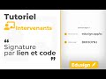 Dcouvrez la signature par lien partag et code sur edusign