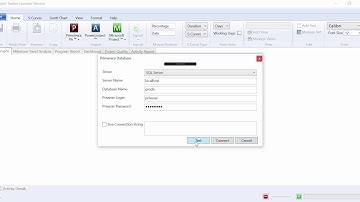 Importing from Primavera P6 database to Project Tracker