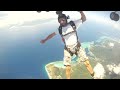 Saut  moorea avec le prz de skydive tahiti  polynesie francaise  fly guitars