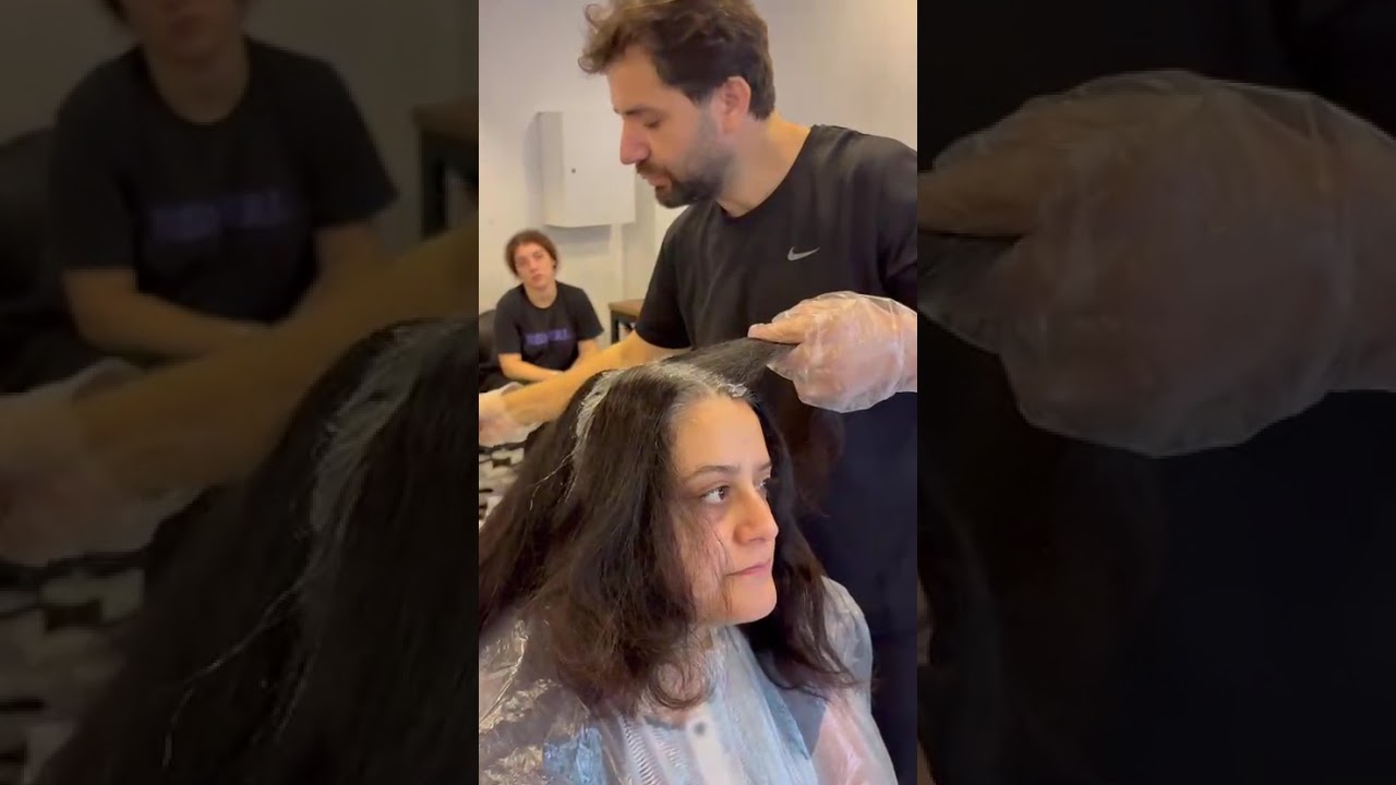 Gençlerle boya yapmayı öğreniyoruz ￼✨💇‍♀️