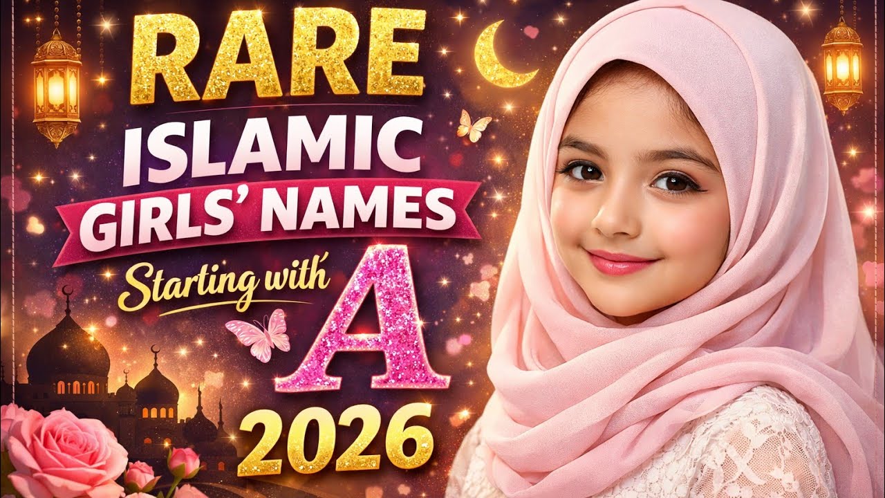 Islamic girls name from letter"A" 2026|| unique names for Muslim girls letter A 