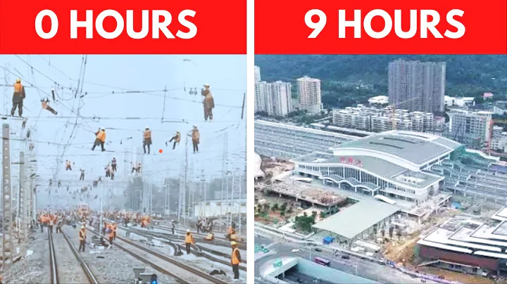 ULTIMATE Engineering, How China build a train station in 9 hours, China Incredible High Speed Rail - DayDayNews