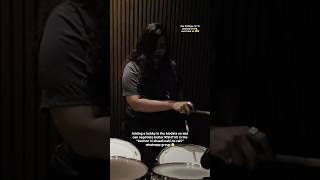 well begun is half done they say;) #drums #musicband #bangalore #newhobby #letstry #instrumental