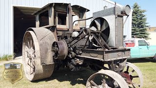 Weighing TONS!  8 Antique Prairie Tractors Selling On Mehling Collection Auction