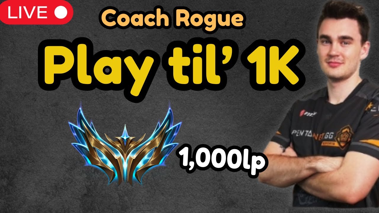 Pro Player / Coach - Playing to 1,000LP challenger - with educational commentary