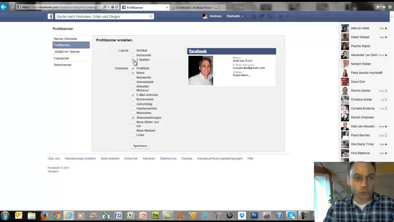 Facebook Profil Banner Erstellen Anleitung Youtube