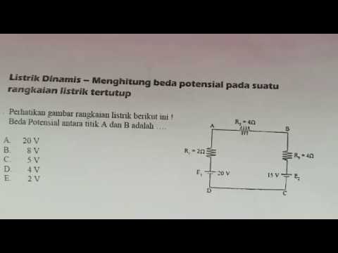 Beda Potensial Antara Titik A Dan Titik B Terkait Perbedaan