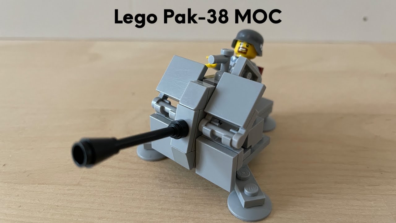 Lego Flak 38 Moc Youtube