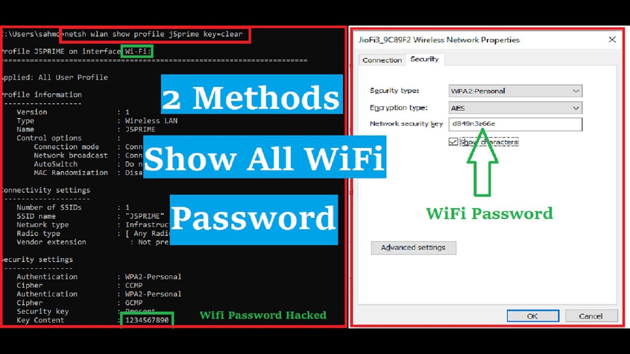 How To Find Wifi Passwords In Pc Youtube