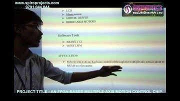 AN FPGA BASED MULTIPLE AXIS MOTION CONTROL CHIP
