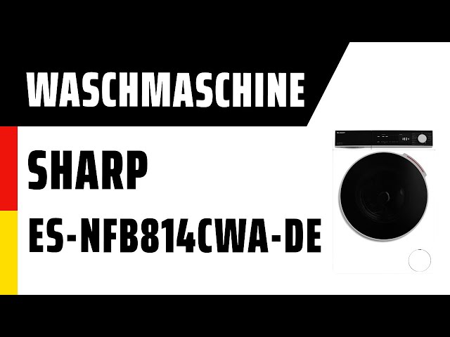 Sharp - ES-NFB814CWA-DE | TEST YouTube Deutsch | Waschmaschine