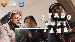 American Reacts To UK Rappers | Tana x J Fado - Busy [Music Video] | GRM Daily Reaction