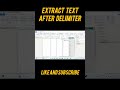 Extract Text After Delimiter in Power BI | Quick Text Fix #shorts