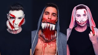 HALLOWEEN MAKEUP TUTORIAL: 3 грима на Хэллоуин / Леха Заяц