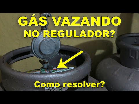 Botijão de gás vazando no regulador, como resolver? Como trocar o anel de borracha (o-ring)